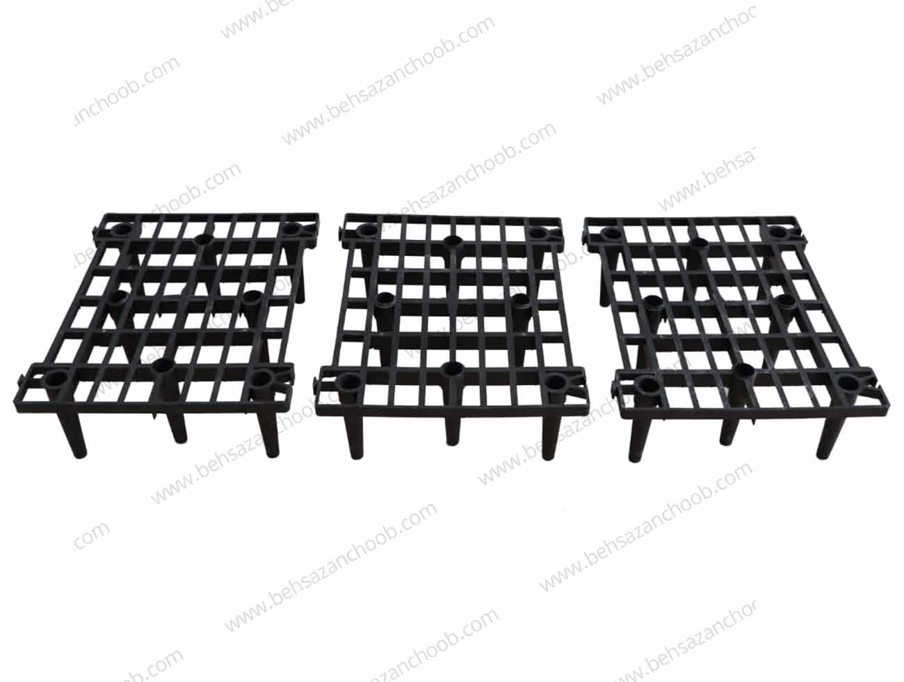 کفی تخت پلیمری یک نفره سه تیکه 90 سانت base536